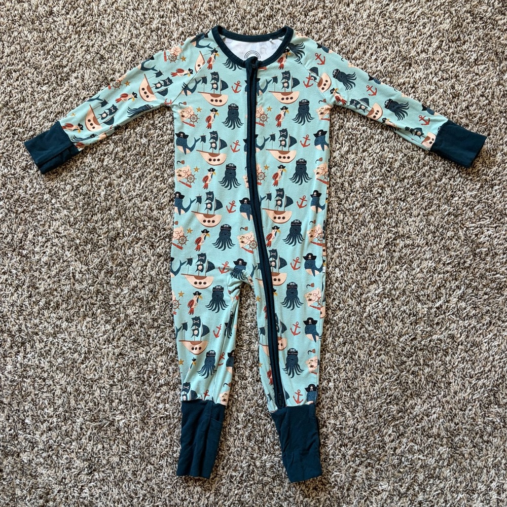 “Pirate’s Life” Kids One Piece Pajama